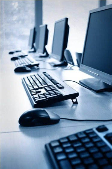 Monitores, teclados e mouses de informática